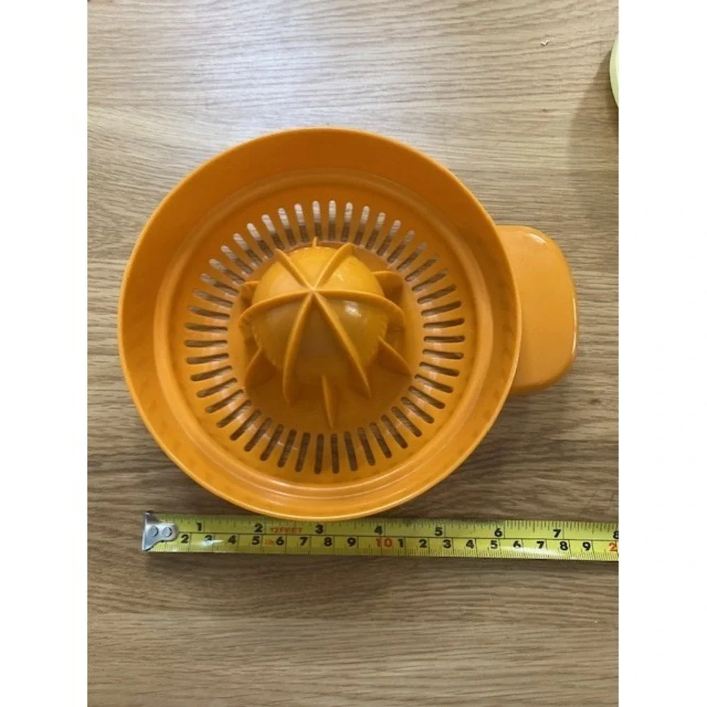 KitchenAid EKCO Manual Citrus Juicer Lot 3 Yellow Orange Good Vintage Hand Press